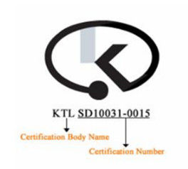 kopen Korea EK-certificering Zuid-Korea's verplichte systeem voor certificering van de veiligheid van elektrische producten online manufacture