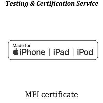 Apple MFi-certificering Apple's Made For iPhone / IPod / IPad Logo Gebruiklicentie verleend